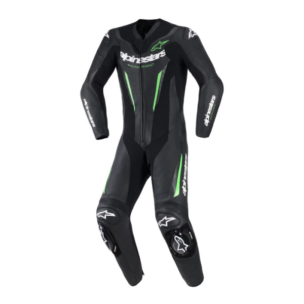 Alpinestars Alpinestars GP Force V2 Leather Men’s Suit 1PC Black Green